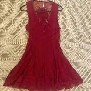 Lace free people dress